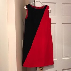 Nine West Red and Black Dress